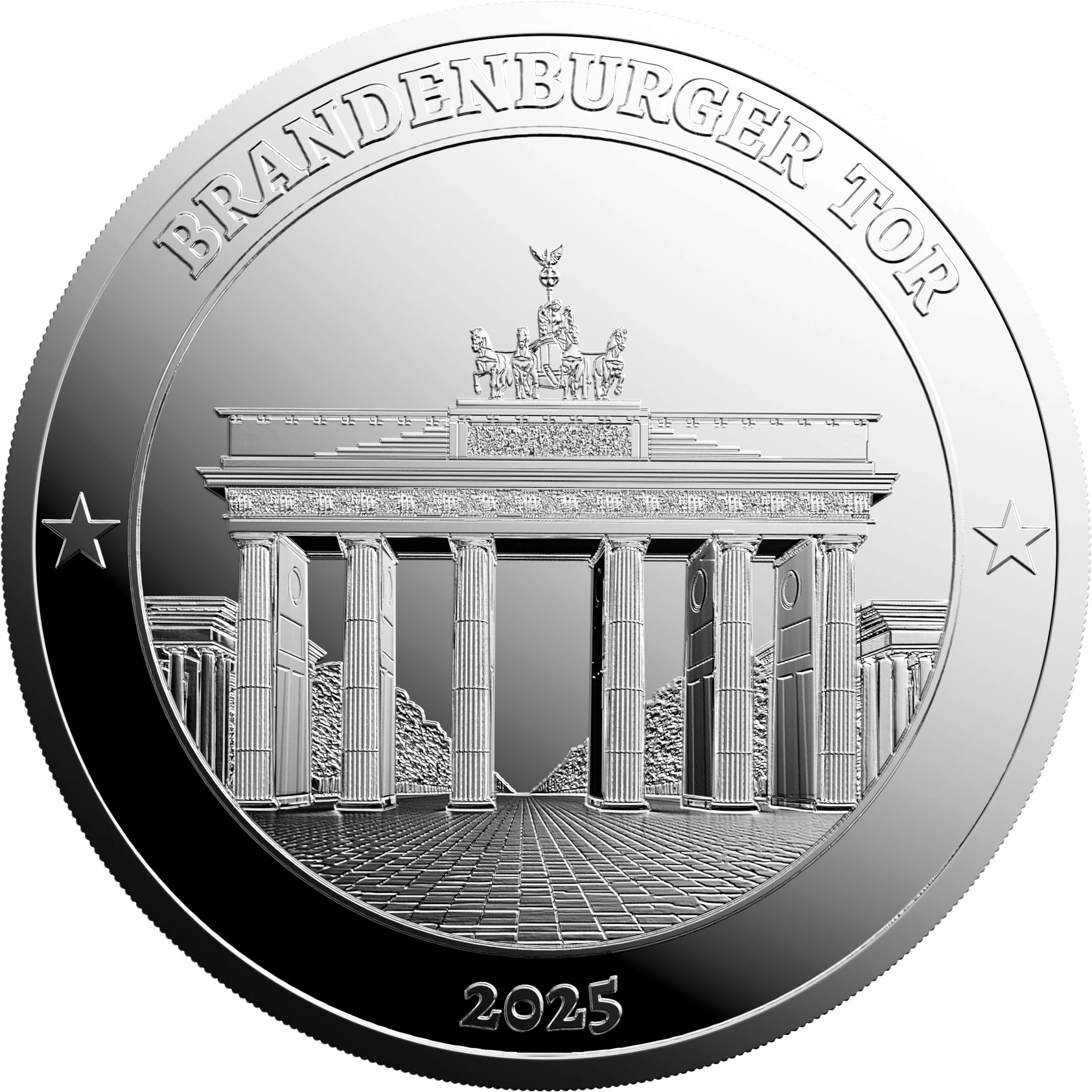 1 Unze Silber Brandenburger Tor (Auflage: 5.000 | Polierte Platte)