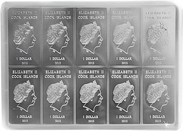 10 x 10g Silber CombiCoin Münztafel
