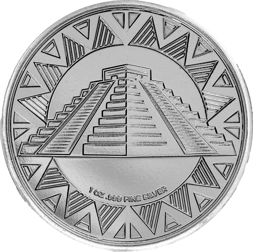 1 Unze Silber Aztekenkalender Cuauhtemoc