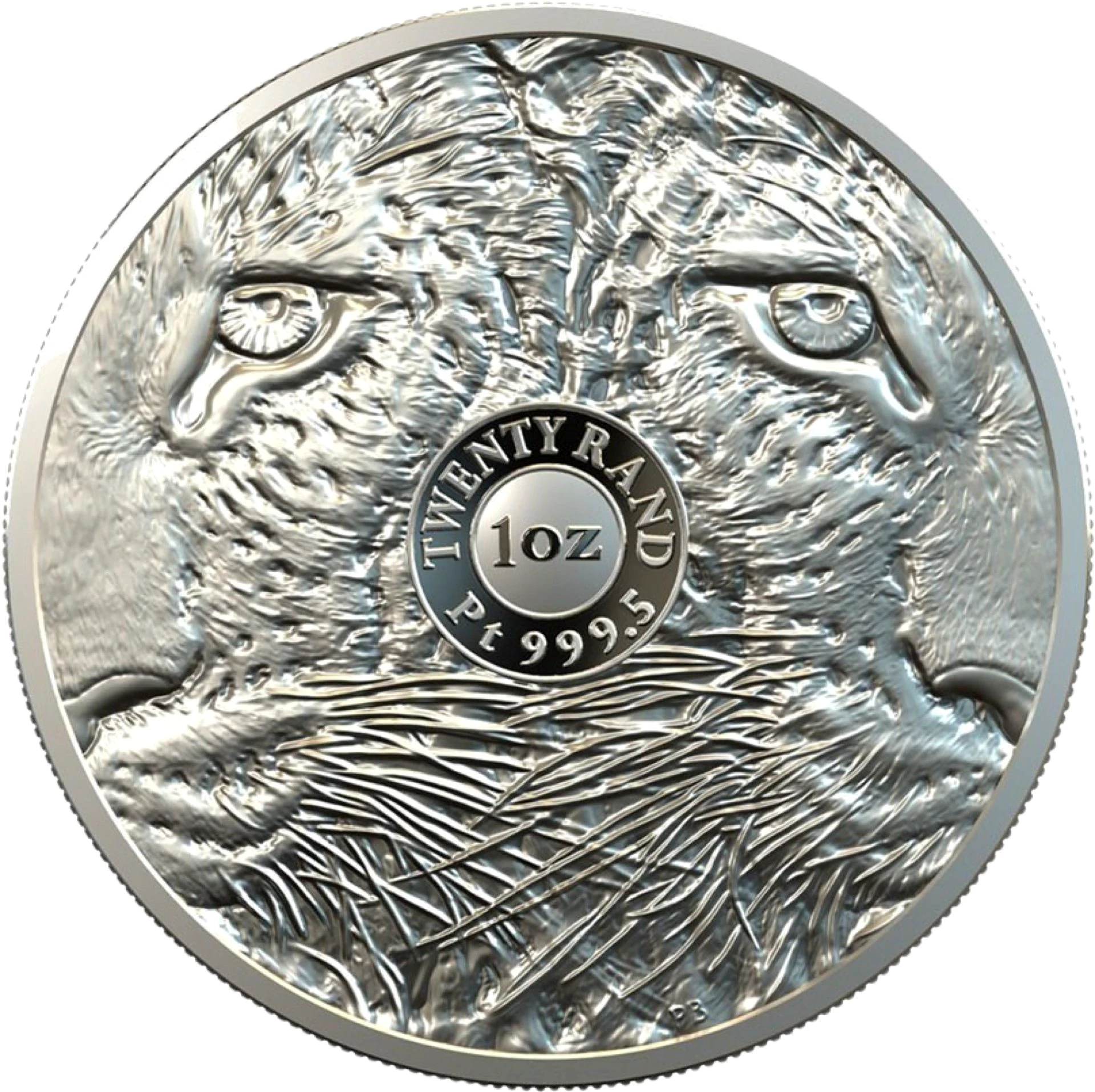 1 Unze Platin Big Five Leopard 2020 PP (Auflage:500 | 4.Motiv | Polierte Platte)