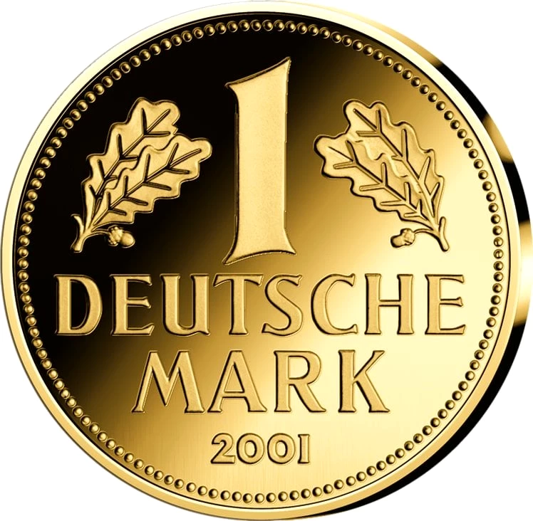 1/4 Unze Gold Deutsche Mark 2025 (Auflage: 499 | 1 D-Mark Neuauflage)