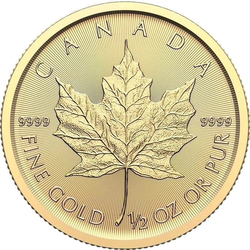 1/2 Unze Gold Maple Leaf 2025