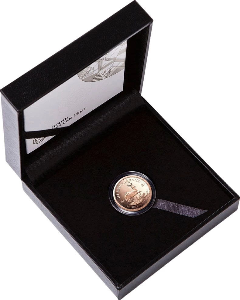 1/4 Unze Gold Krügerrand 2025 PP (Auflage: 1.250 | Polierte Platte)