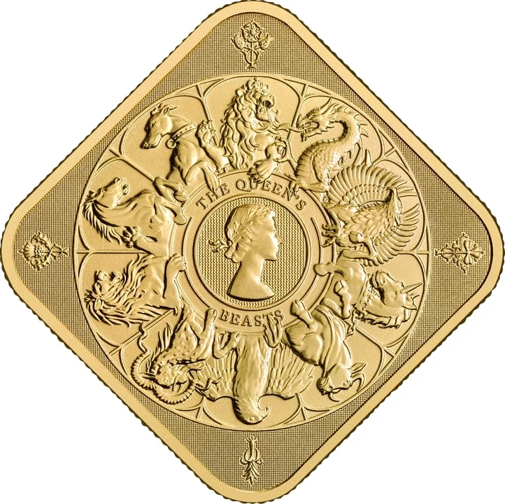 1 Unze Goldbarren The Queen's Beasts (Auflage: 5.000)