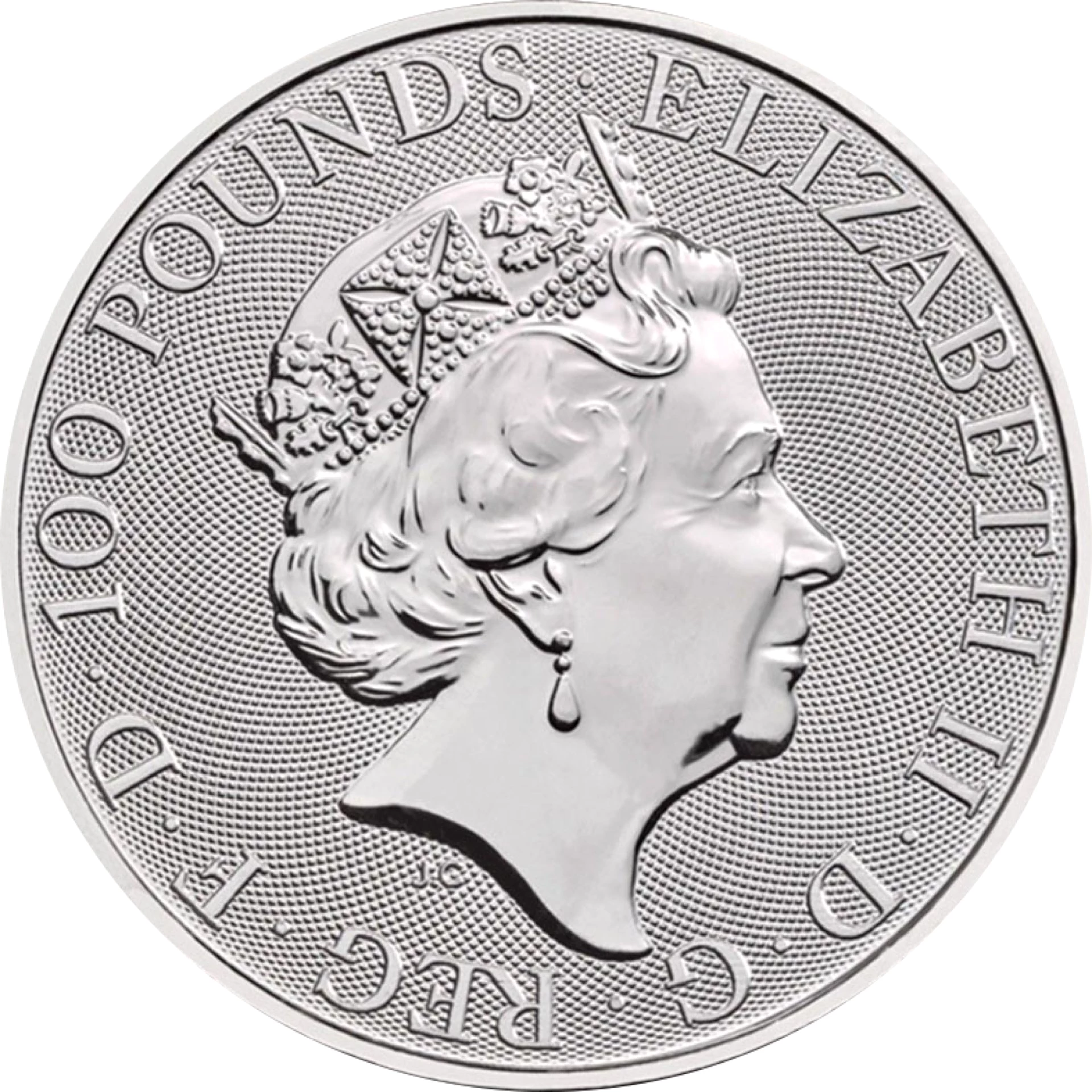 1 Unze Platin The Queen's Beasts The White Greyhound of Richmond 2022