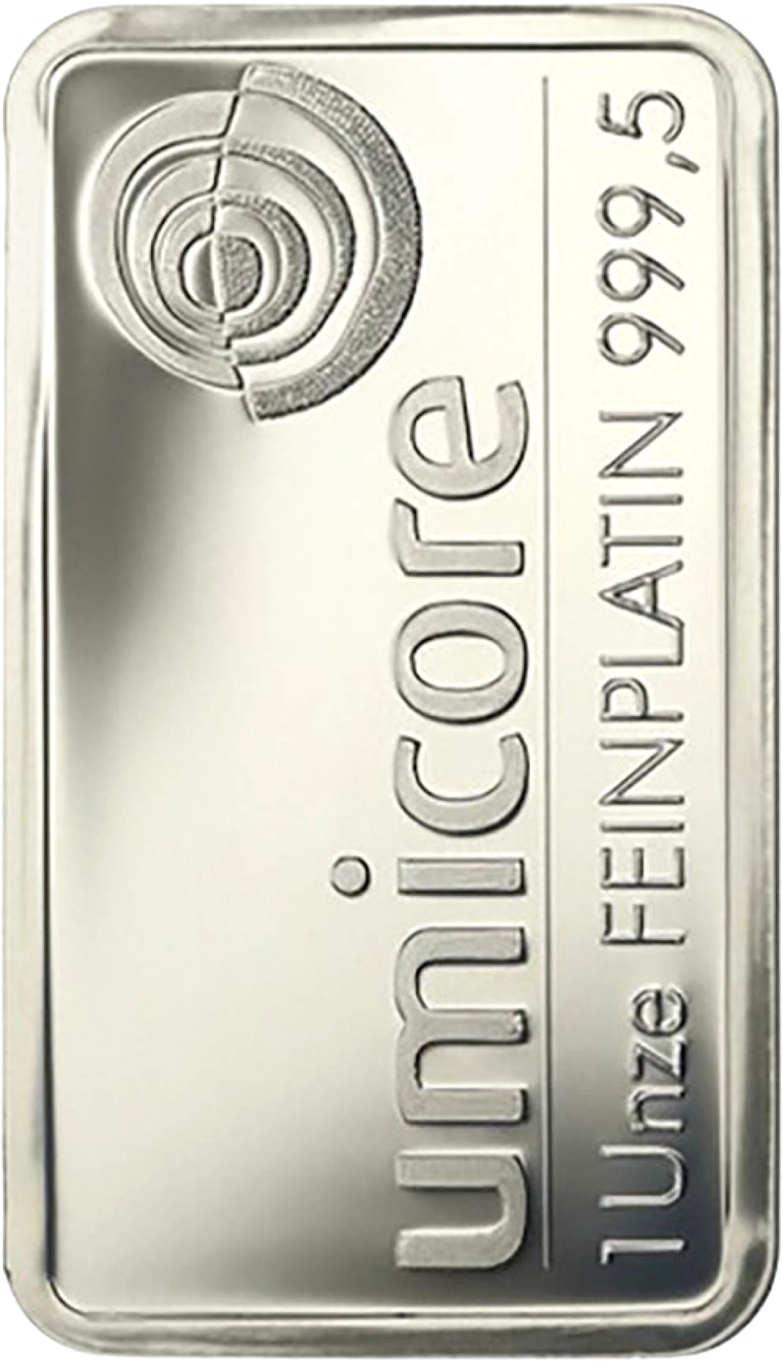 1 Unze Platinbarren Umicore, Heraeus, Degussa