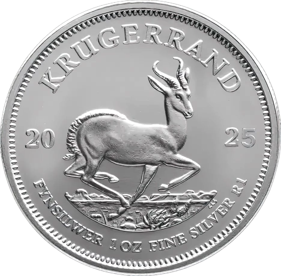 25 x 1 Unze Silber Krügerrand 2025