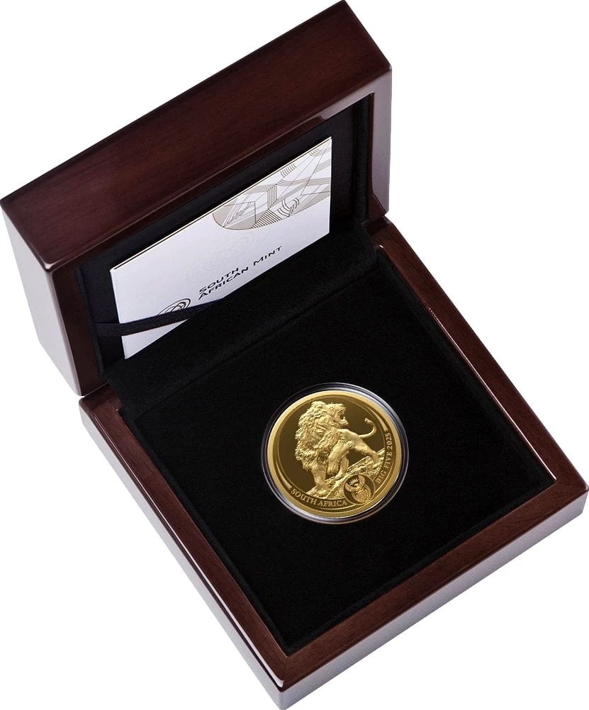 1 Unze Gold Big Five III Löwe 2025 (Auflage: 500 | Polierte Platte)