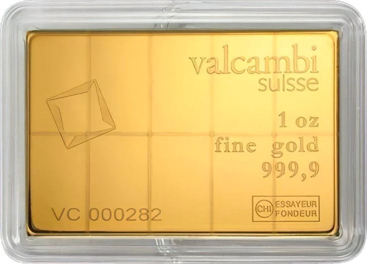 10 x 1/10 Unze Gold Combibarren Valcambi