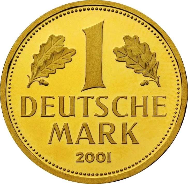 12g Goldmark 1 DM 2001