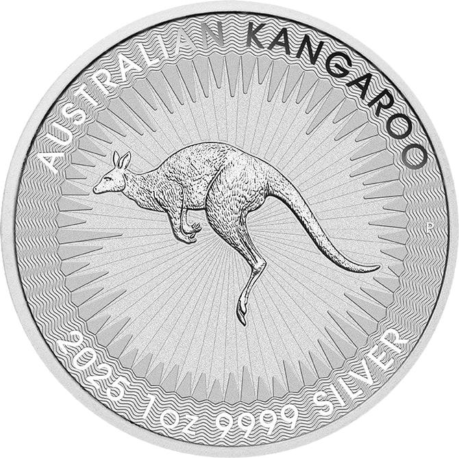 25 x 1 Unze Silber Känguru Nugget 2025
