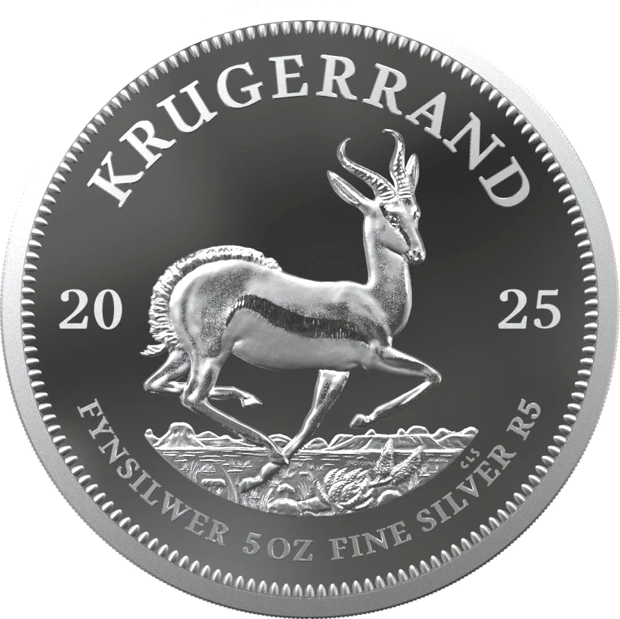 5 Unze Silber Krügerrand 2025 PP (Auflage: 500 | Polierte Platte)