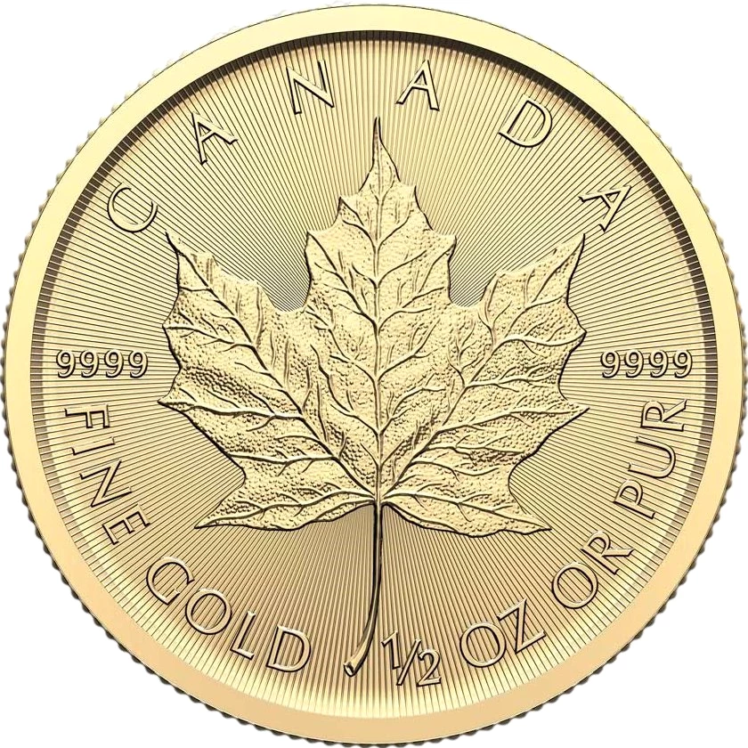 1/2 Unze Gold Maple Leaf 2025