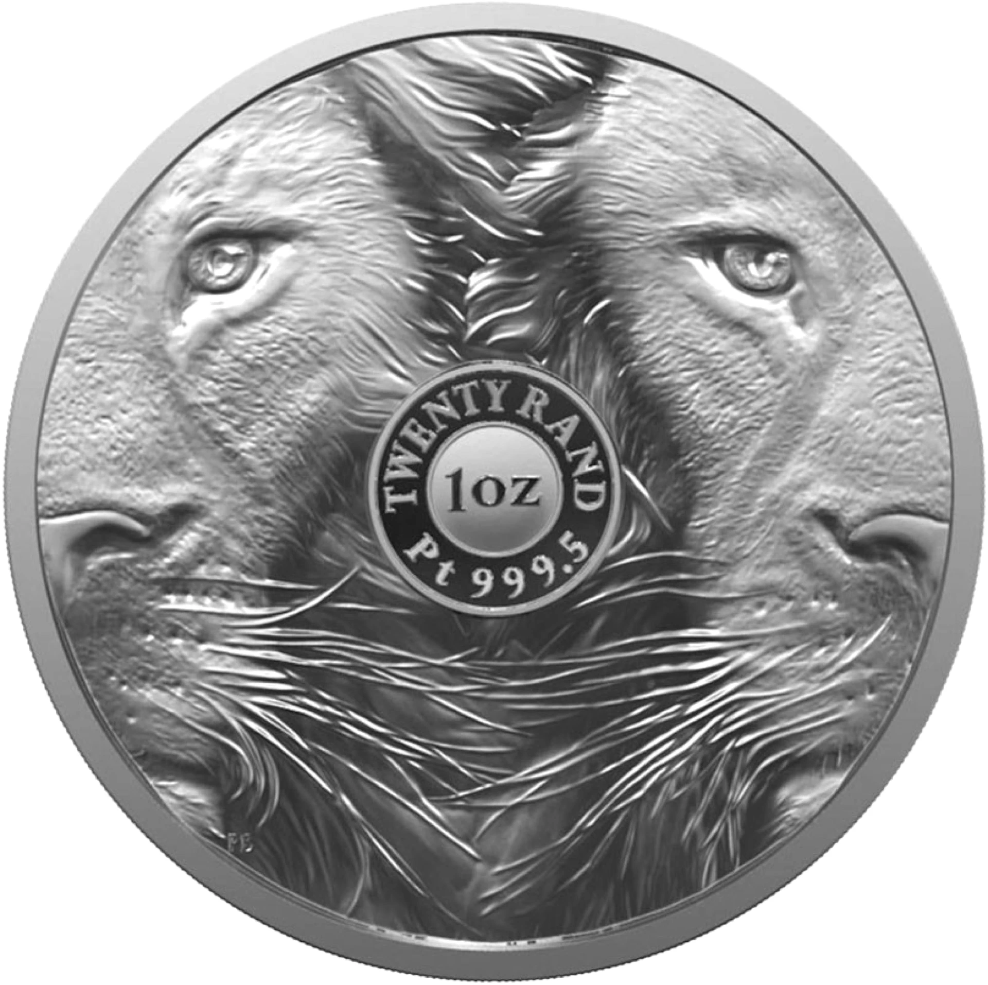 1 Unze Platin Big Five II Löwe 2022 PP (Auflage:500 | 1.Motiv| Polierte Platte)