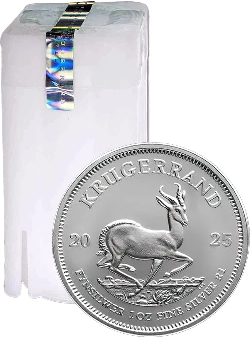 25 x 1 Unze Silber Krügerrand 2025