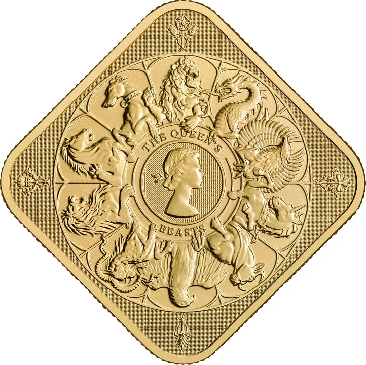 1 Unze Goldbarren The Queen's Beasts (Auflage: 5.000)