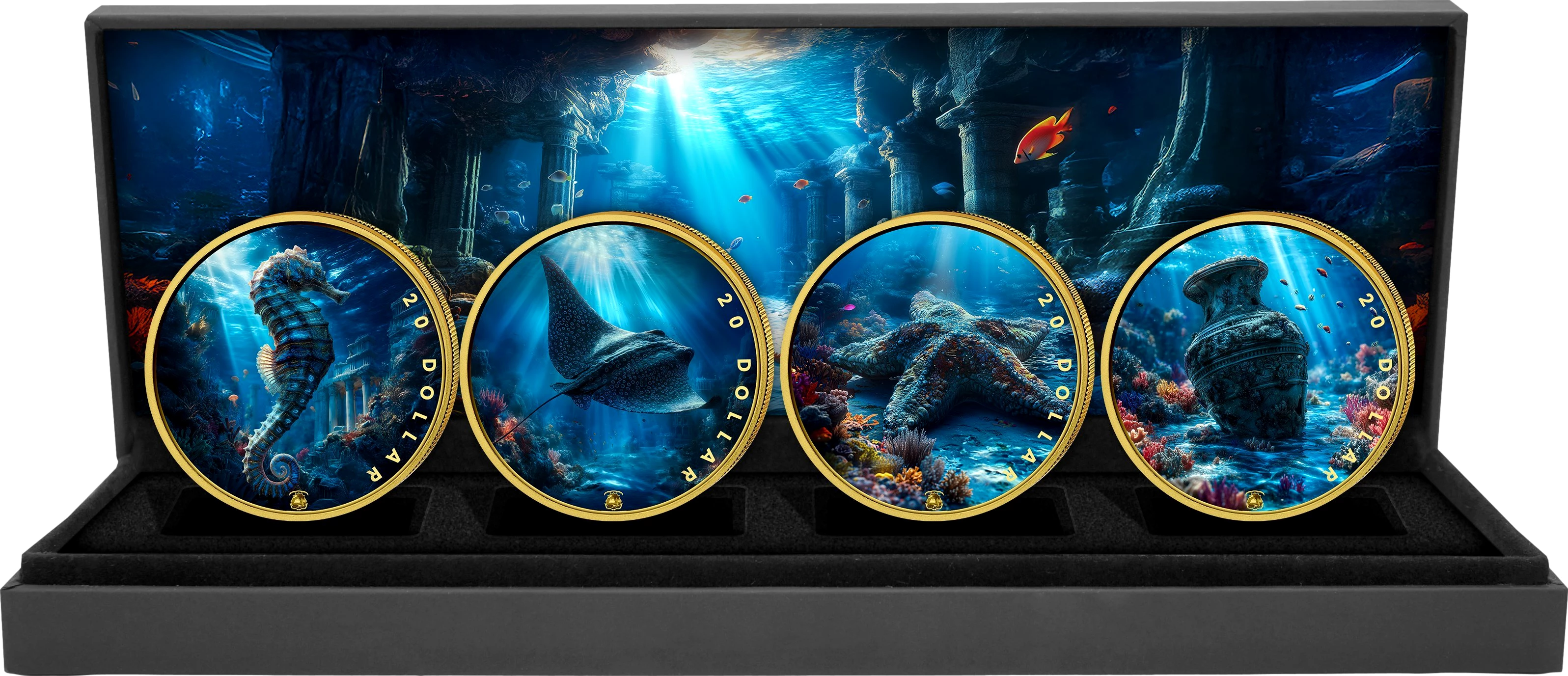 Atlantis Silber Set 2025 (Auflage: 50 | teilvergoldet)