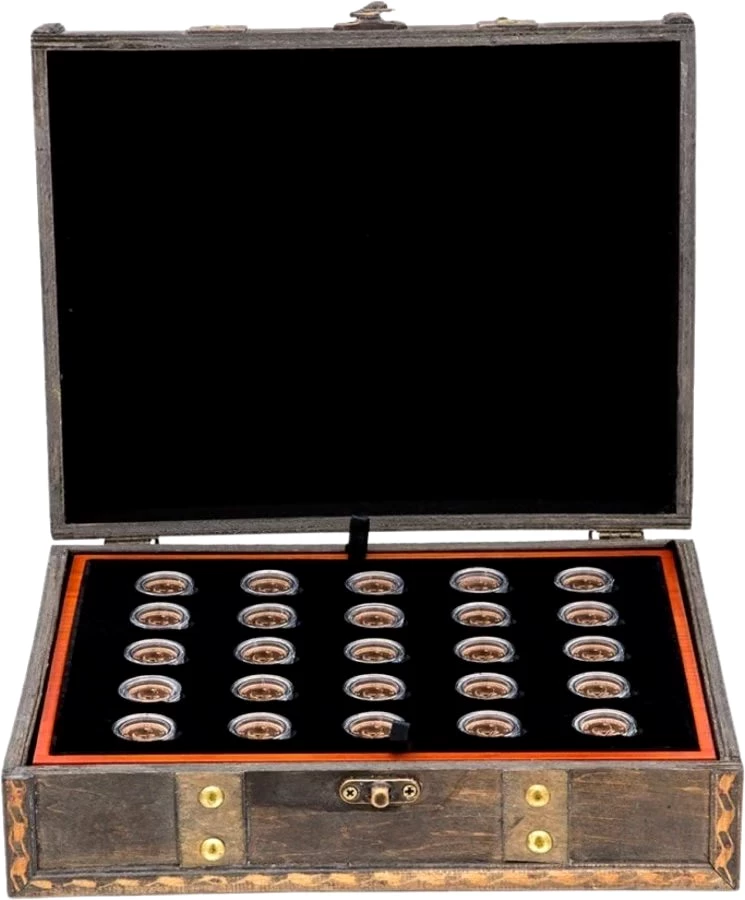 100 x 1/10 Unze Gold Krügerrand 2025 (inkl. Schatztruhe)