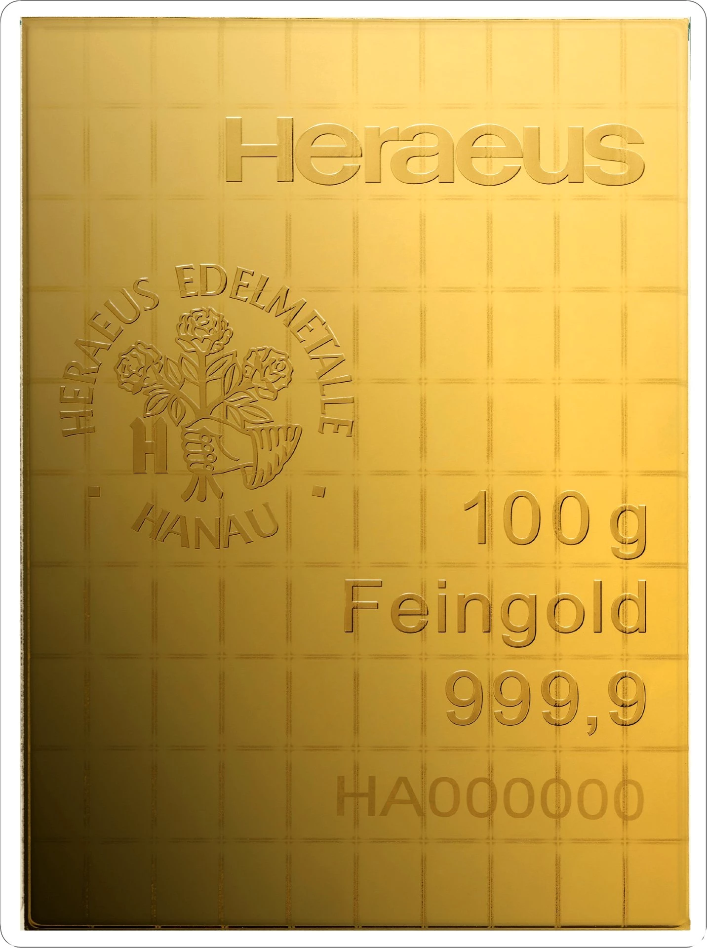 100 x 1g Gold Tafelbarren (Combibar)