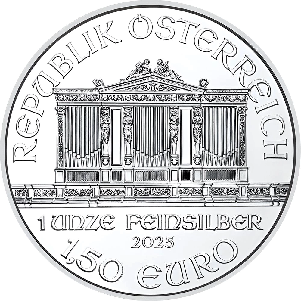 1 Unze Silber Wiener Philharmoniker 2025