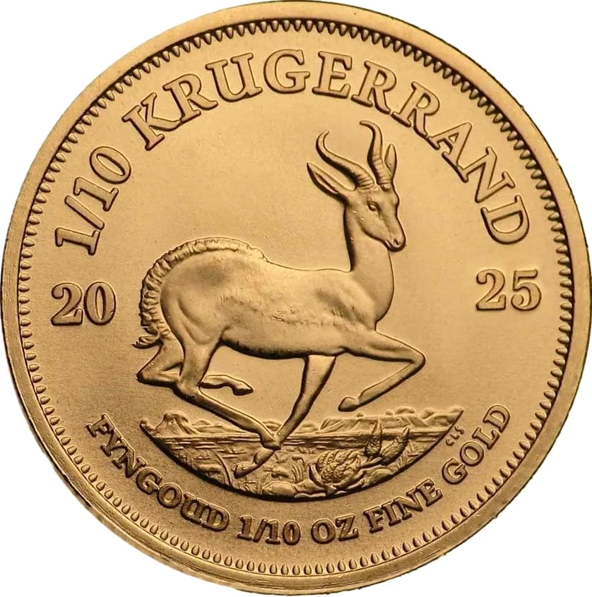 10 x 1/10 Unze Gold Krügerrand 2025