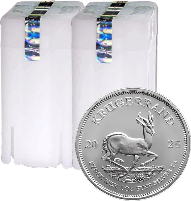50 x 1 Unze Silber Krügerrand 2025