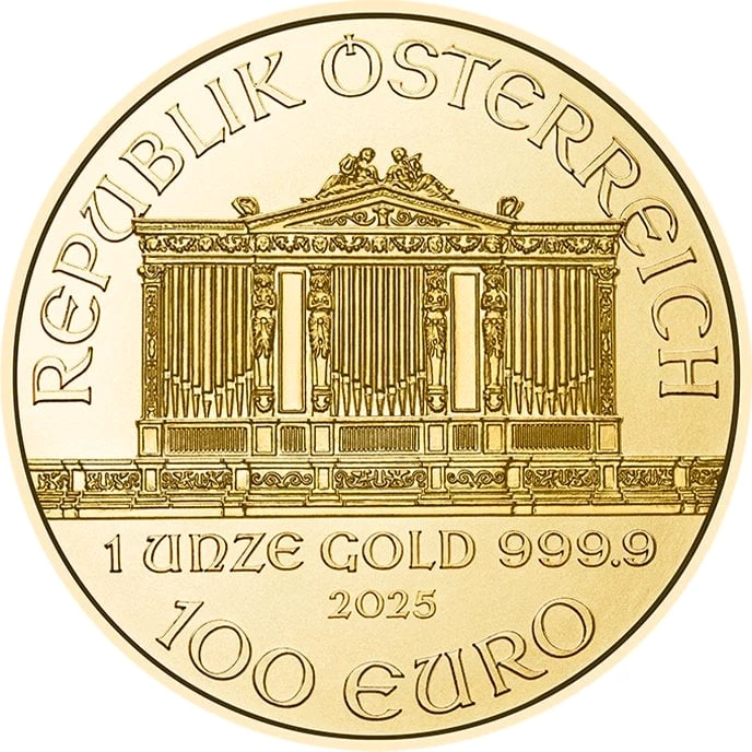 1 Unze Gold Wiener Philharmoniker 2025