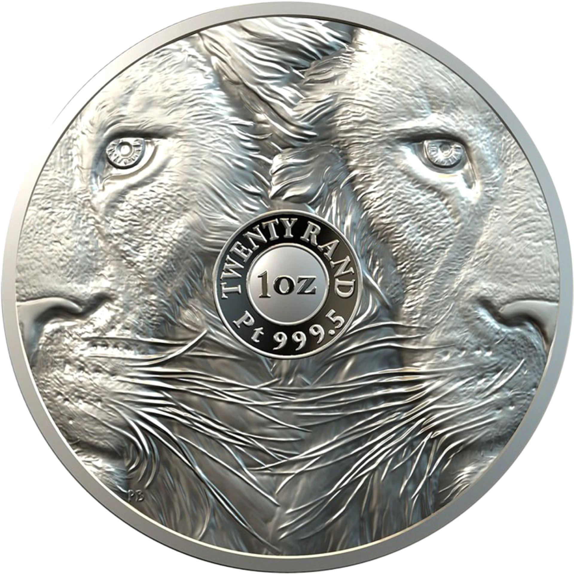 1 Unze Platin Big Five Löwe 2019 PP (Auflage: 500 | 2. Motiv | im Etui)