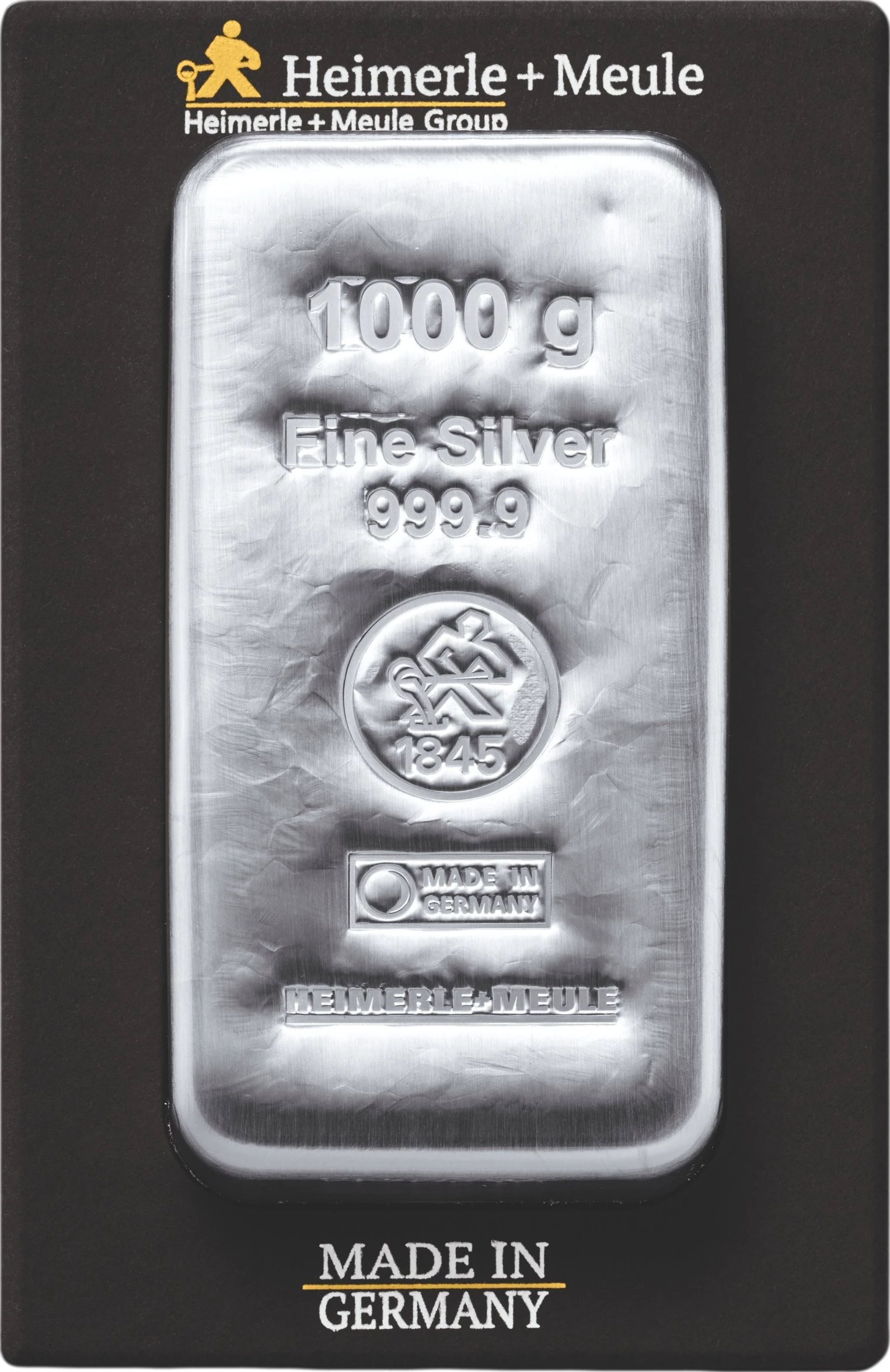 1 kg Silberbarren Heimerle und Meule (gegossen)