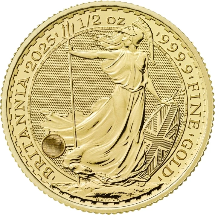 1/2 Unze Gold Britannia 2025