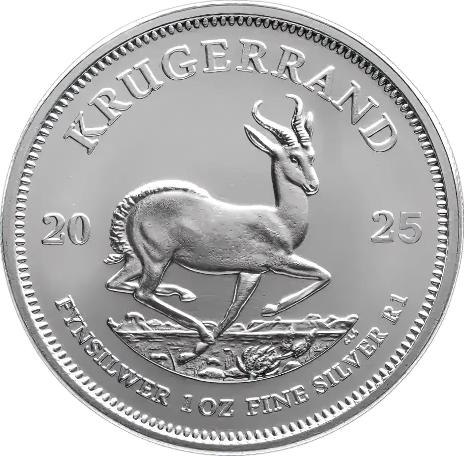 25 x 1 Unze Silber Krügerrand 2025