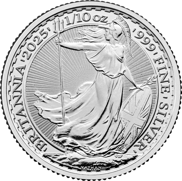 1/10 Unze Silber Britannia 2025