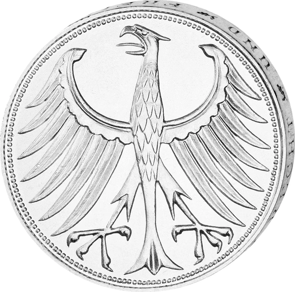 Deutschland 5 DM Silberadler (Heiermann)
