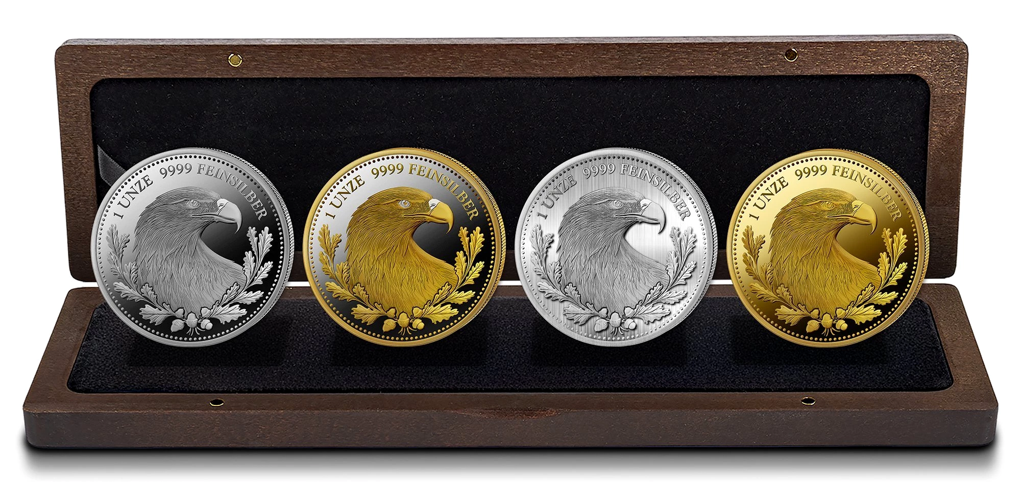 Silbermark Silber Set 2025 (Auflage: 250 | teilvergoldet | Polierte Platte)
