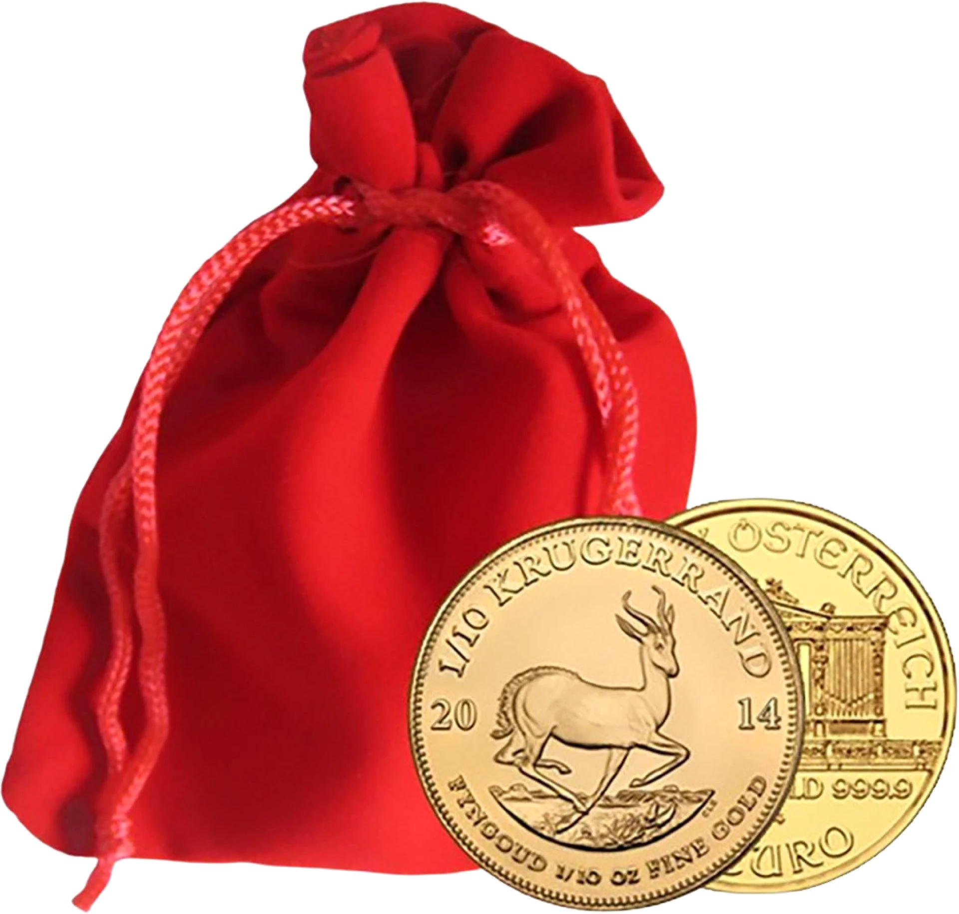 200 x 1/10 Unze Goldmünzen (100 x Krügerrand | 100 x Wiener Philharmoniker)