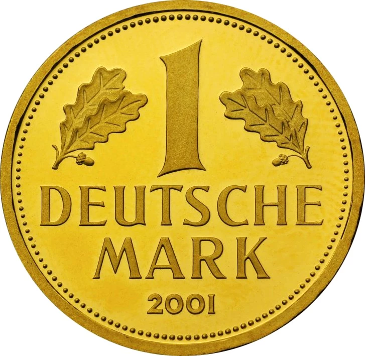 12g Goldmark 1 DM 2001