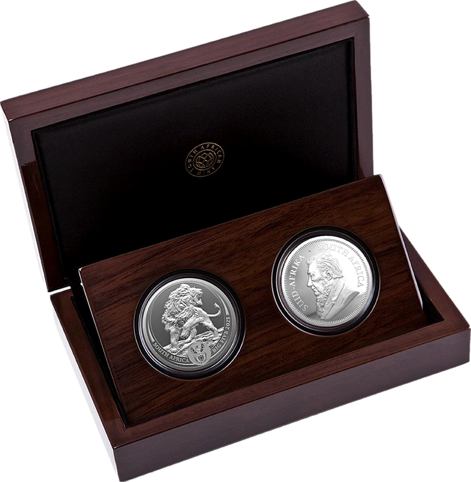 Big Five III Krügerrand Satz Privymark Set Löwe 2025 (Auflage: 1.000 | Polierte Platte)