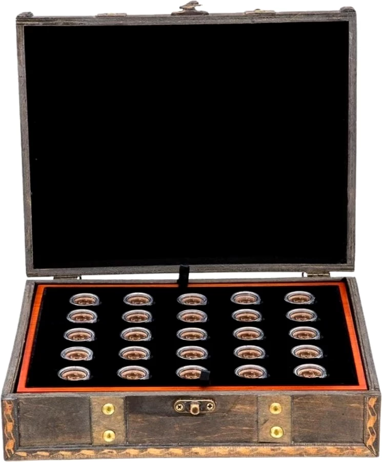 100 x 1/10 Unze Gold Krügerrand 2025 (inkl. Schatztruhe)